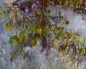 克劳德 莫奈 : Wisteria, left half